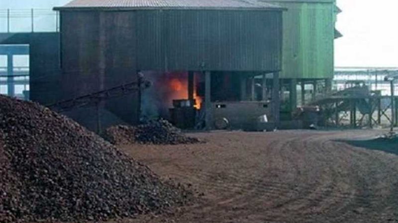 إخماد حريق المولد