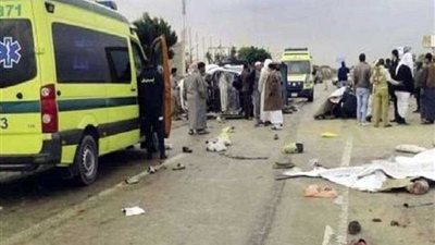 مصرع 3 أشخاص في حادث سير على طريق مطروح/ الإسكندرية