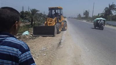 رفع 435 طن قمامة وتحرير 86 محضر إشغال بالفشن