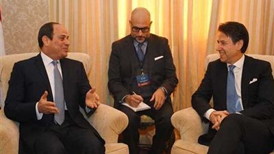 الرئيس السيسي يشيد بتميز العلاقات التاريخية التي تجمع بين مصر وإيطاليا