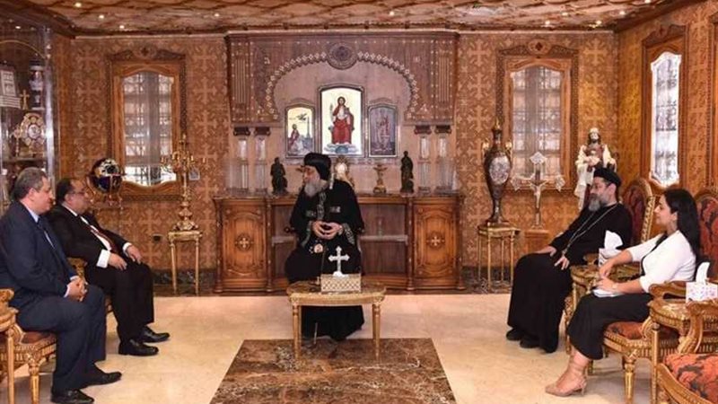 البابا تواضروس يستقبل