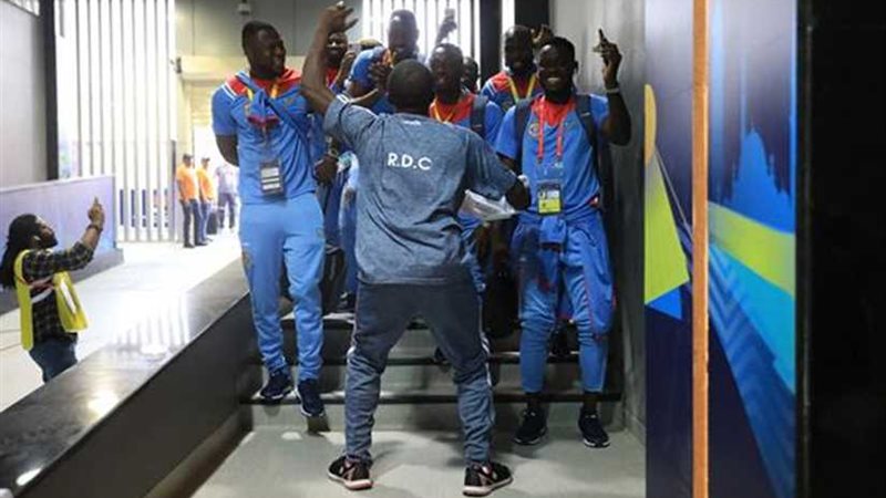 وصول منتخب الكونغو