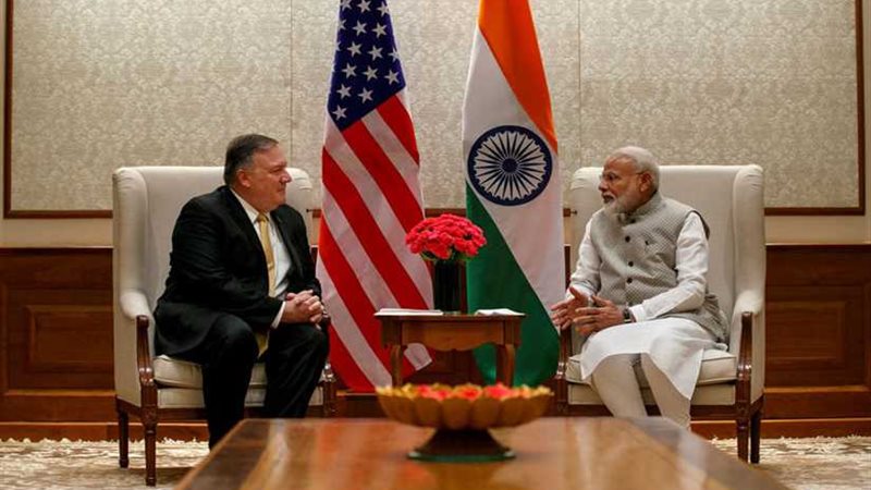 بومبيو يلتقي رئيس