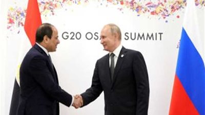 السيسي يلتقى بوتين على هامش قمة العشرين