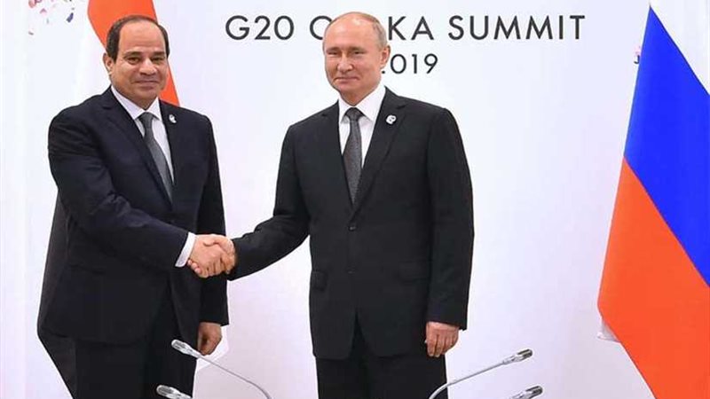 السيسي يلتقى بوتين