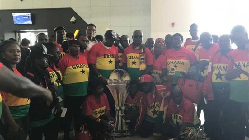 جماهير غانا تصل القاهرة