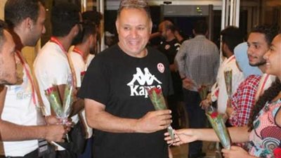 رئيس مجموعة الإسماعيلية يستقبل بعثة منتخب تونس