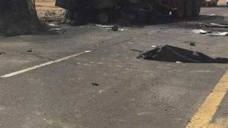 تفحم 3 جثث وإصابة