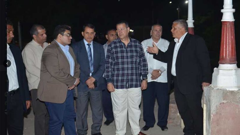 محافظ بني سويف يتابع