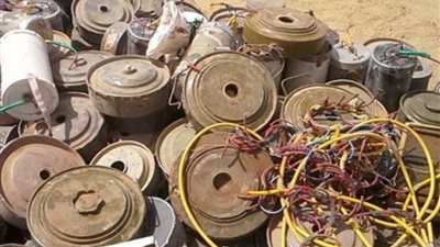 الجيش اليمني يتلف 2000 لغم وعبوة في معقل ميليشيا الحوثي بصعدة