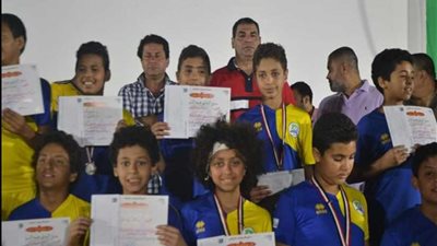 بالصور.. تكريم براعم نادي الشيخ زايد لكرة اليد بحضور مجلس الإدارة ومسئولي منطقة الجيزة