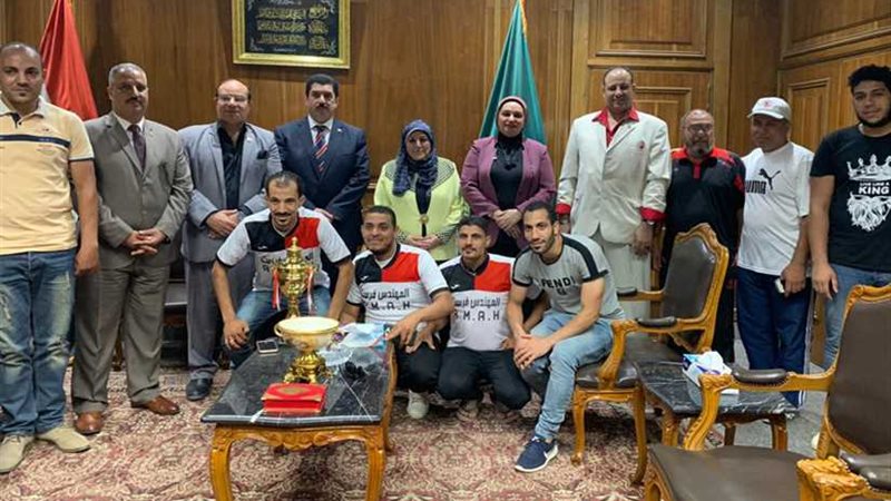 تكريم فريق شباب قليوب