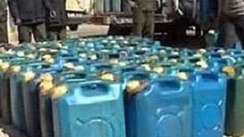 ضبط 30 ألف لتر مواد