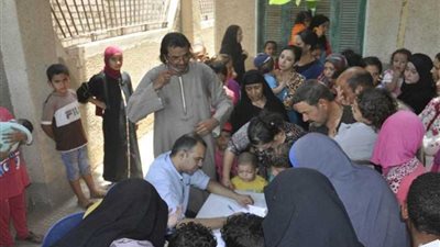 جامعة المنيا تختتم أسبوعها الأول بالقافلة الشاملة بقرية ههيا