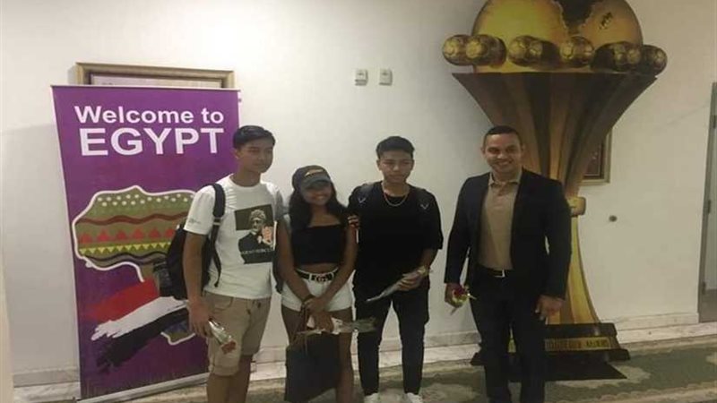 وصول أبناء رئيس مدغشقر