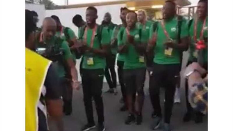 لاعبو جنوب إفريقيا