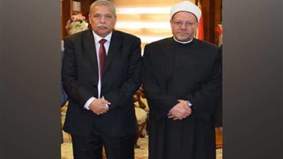 رئيس هيئة النيابة الإدارية يستقبل مفتي الجمهورية