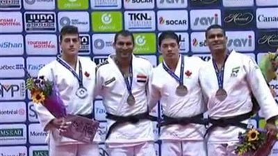 رمضان درويش السادس عالميا في الجودو بعد فوزه بذهبية الجائزة الكبرى