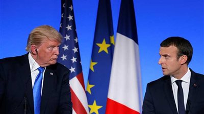 ترامب وماكرون يناقشان تهديد إيران بزيادة تخصيب اليورانيوم