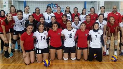 شابات الطائرة يؤدي مرانه الأخير استعدادًا لبطولة العالم في المكسيك