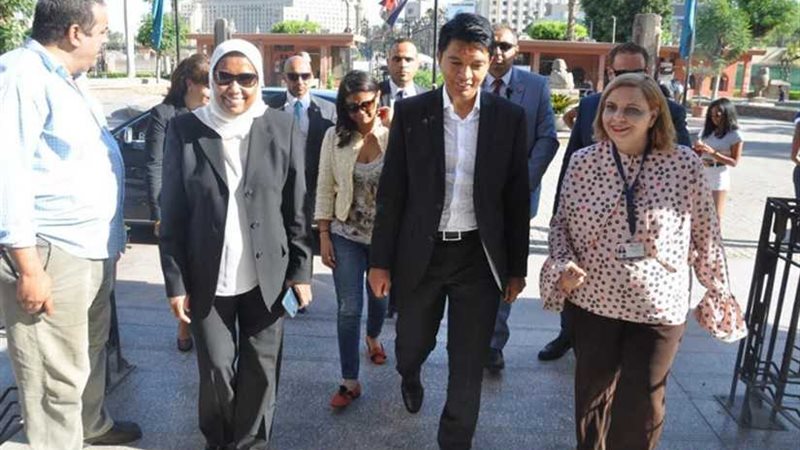 رئيس مدغشقر يزور