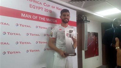 فرجانى ساسي رجل مباراة تونس ومدغشقر بربع نهائي الكان