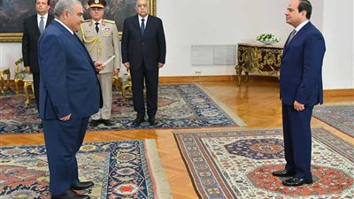 السيسي يشهد أداء حلف اليمين للمستشار سعيد مرعي رئيسا للمحكمة الدستورية العليا
