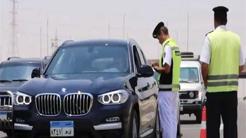 المرور يضبط 6198
