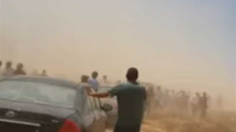 شاهد .. لحظة وقوع