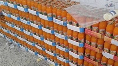 إغلاق 3 مصانع مخالفة وإعدام 100 لتر عصير بمحلة دمنة