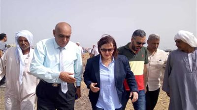 نائب وزير الزراعة تتفقد أعمال الحملة القومية ضد مرض الحمى بـ 