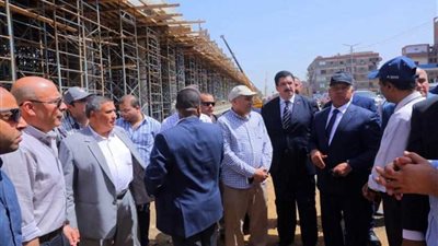 وزير النقل يتفقد أعمال تطوير ورفع كفاءة طريق بنها