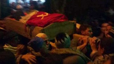 تشييع جنازة شهيد الواجب بسيناء بمسقط رأسة بملوي