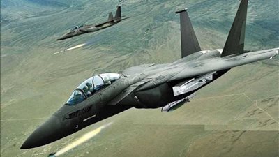 مقتل 10 ارهابيين بضربة جوية على الحدود العراقية السورية