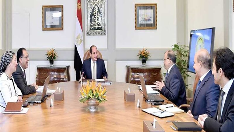 الرئيس السيسى يبحث