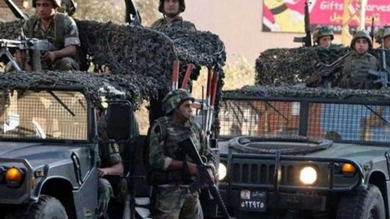 الجيش اللبناني ينفذ