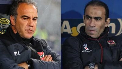 عبد الحفيظ يناقش مع لاسارتي اخر تجهيزات الاهلي لمباراتي المقاولون والزمالك في ختام الدوري الممتاز