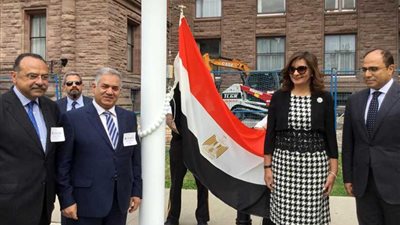 للمرة الأولى.. علم مصر يُرفع في برلمان أونتاريو الكندي..