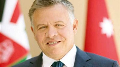 عاهل الأردن يهنئ الرئيس السيسي بذكرى ثورة 