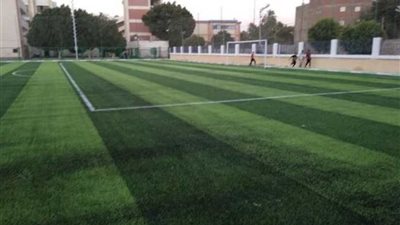 محافظ أسيوط يعلن انتهاء ملعب نجيل صناعي بمركز شباب الواسطى