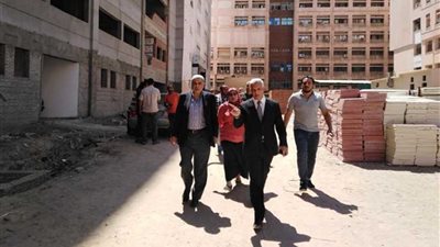 لاستيعاب المرضى.. إنشاء مبنى للعيادات الخارجية بمستشفيات جامعة المنوفية