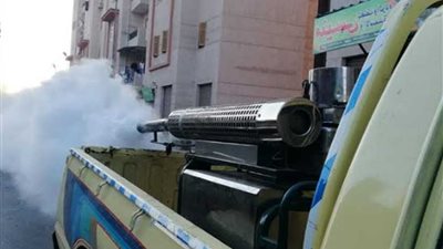استمرار حملات مكافحة البعوض والحشرات الطائرة بمدن ومراكز بالبحيرة