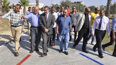 افتتاح المسار الجديد للعيادات الخارجية بمستشفى جامعة القناة