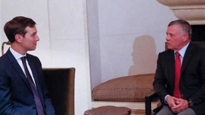 العاهل الأردني يلتقي كبير مستشاري الرئيس الأمريكي