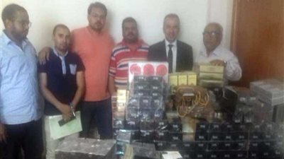 جمارك سفاجا تحبط 5 محاولات تهرب جمركي لكمية من أدوات التجميل والأجهزة الطبية