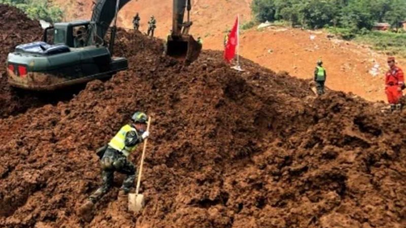 ارتفاع حصيلة الانهيار