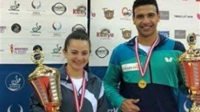 فراعنة تنس الطاولة يحققون كأس إفريقيا لرجال وسيدات تنس الطاولة