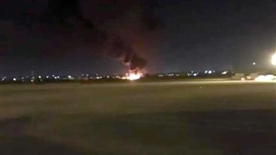 بالفيديو.. سلاح الجو الليبي يدمر طائرة تركية عملاقة فور هبوطها فى مصراتة