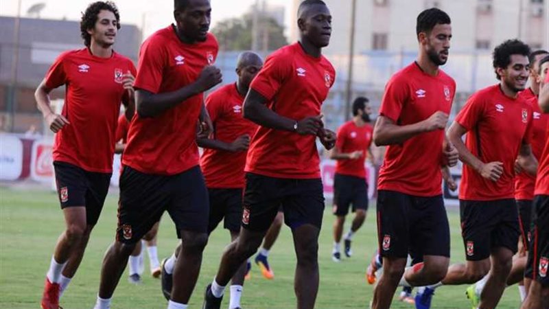الأهلي يواصل تدريباته