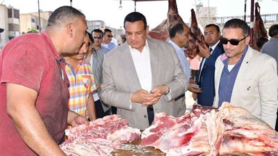 محافظ البحيرة يتفقد منافذ بيع اللحوم بدمنهور (صور)